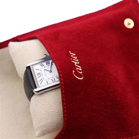 cartier watch pouch